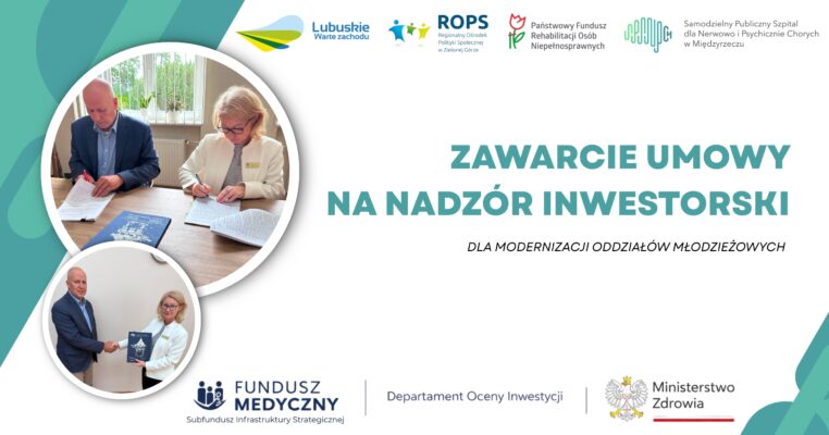 Zawarcie umowy na nadzór inwestorski dla modernizacji oddziałów młodzieżowych